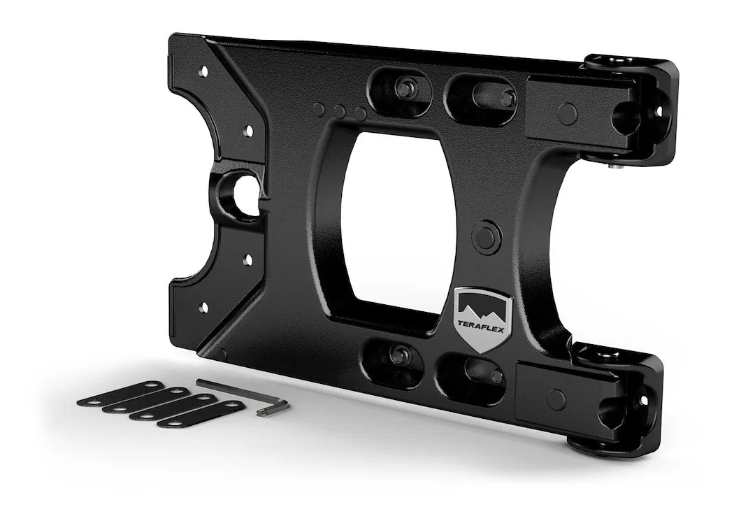 4838100 – TERAFLEX Spare Tire Carrier Reinforcement Bracket, Replaces OE Tailgate Hinge Allows Up To 33 Inch Tire Wit...